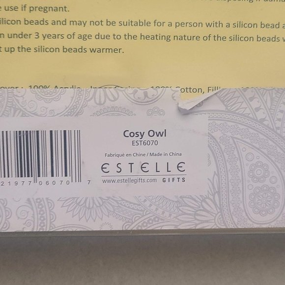 Cosy Owl Microwable Hottie - Picture 8 of 8